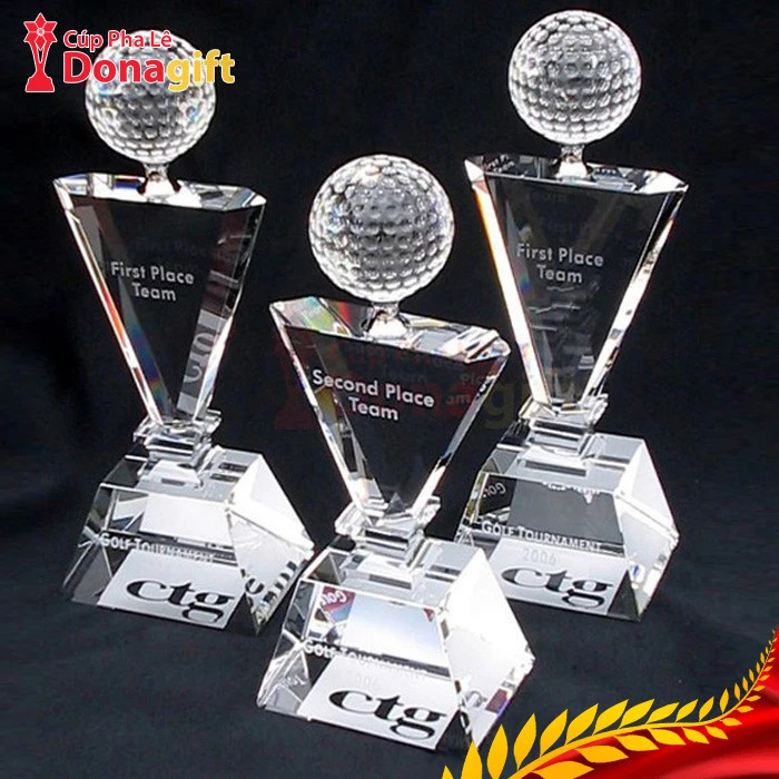 Bộ cúp golf pha lê 3 size