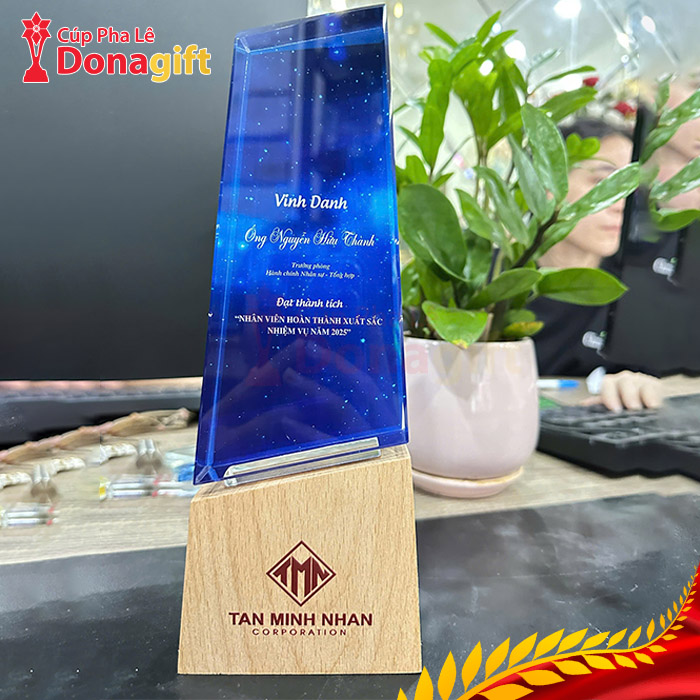Cúp Pha Lê Thanh Lam Đỉnh Lực